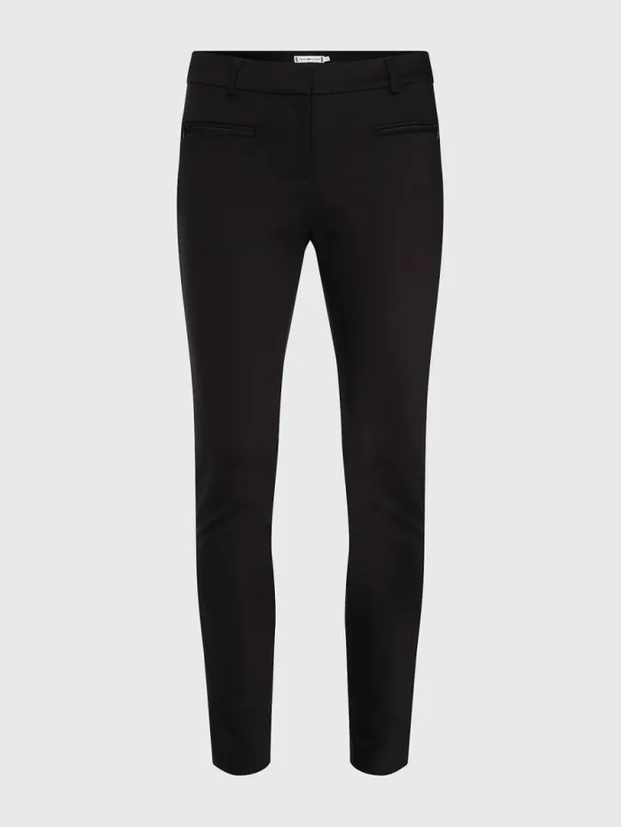 Tommy Hilfiger Heritage Slim Fit Trousers Masters Black Womens Trousers