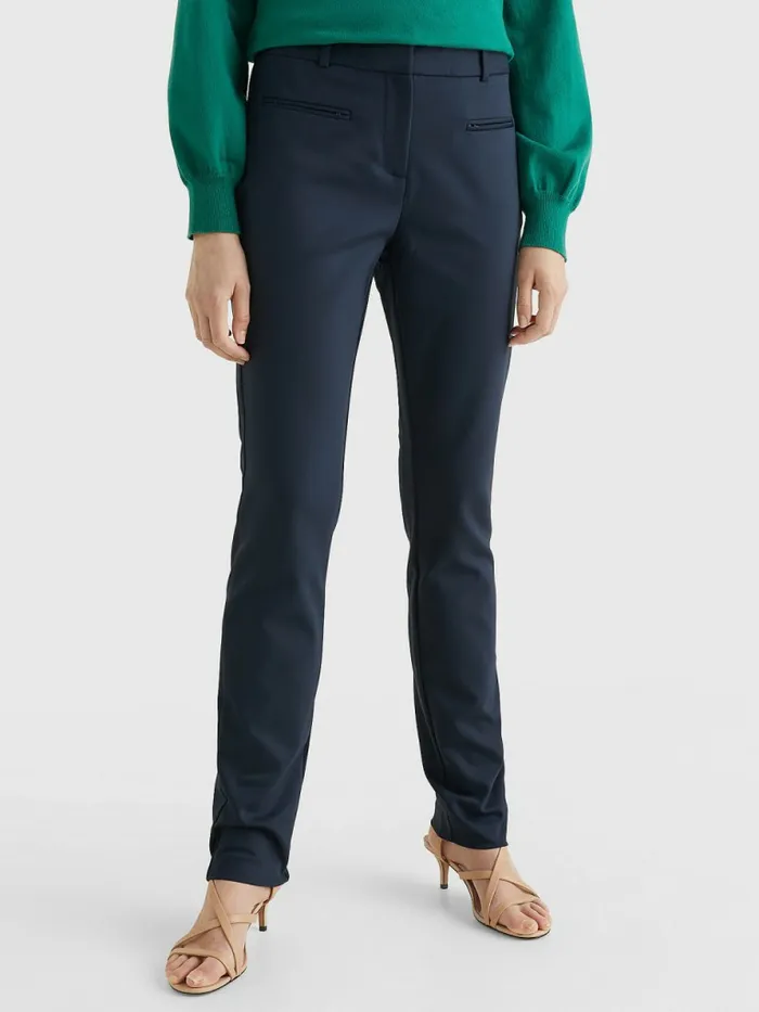 Tommy Hilfiger Heritage Slim Fit Trousers Midnight Womens Essentials