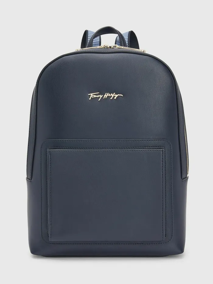 Tommy Hilfiger Iconic Signature Backpack Acc Desert Sky Womens Bags Gift for Friend Tommy Hilfiger Iconic Signature Backpack Acc Desert Sky Womens Bags Gift for Friend