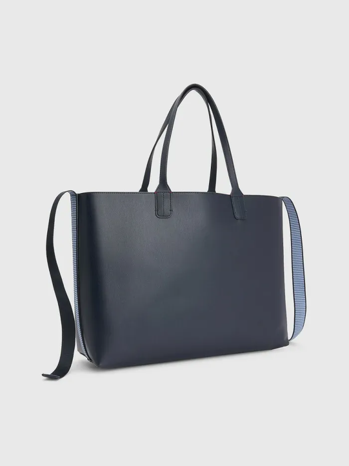 Tommy Hilfiger Iconic Signature Tote Acc Desert Sky Womens Bags On Sale