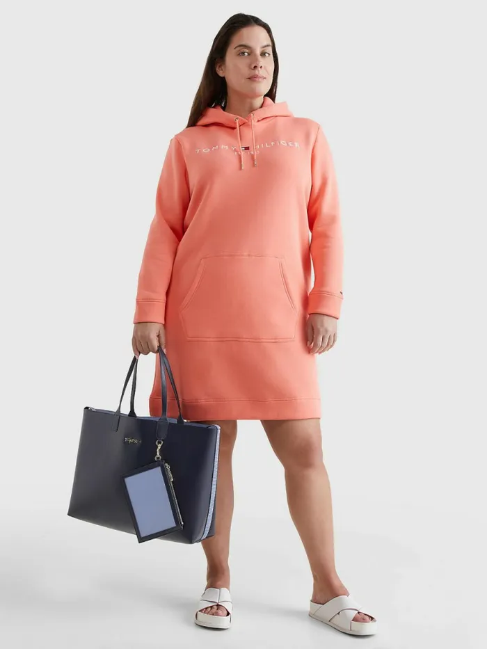 Tommy Hilfiger Iconic Signature Tote Acc Desert Sky Womens Bags On Sale