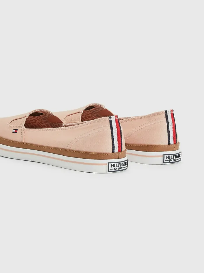 Tommy Hilfiger Iconic SlipOn Trainers Dusty Rose Womens Trainers Popular