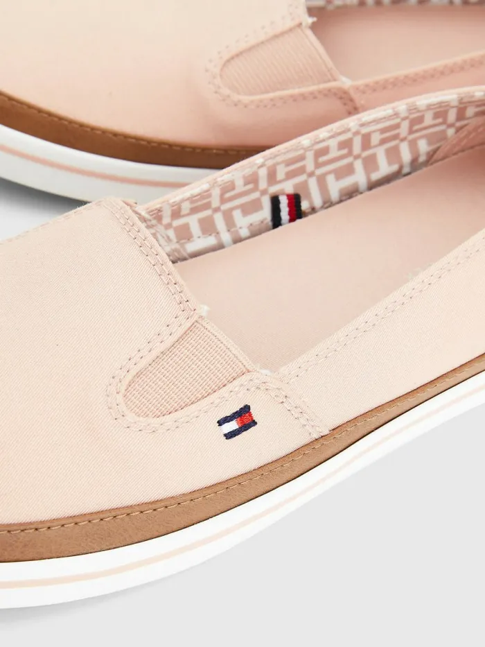 Tommy Hilfiger Iconic SlipOn Trainers Dusty Rose Womens Trainers Popular