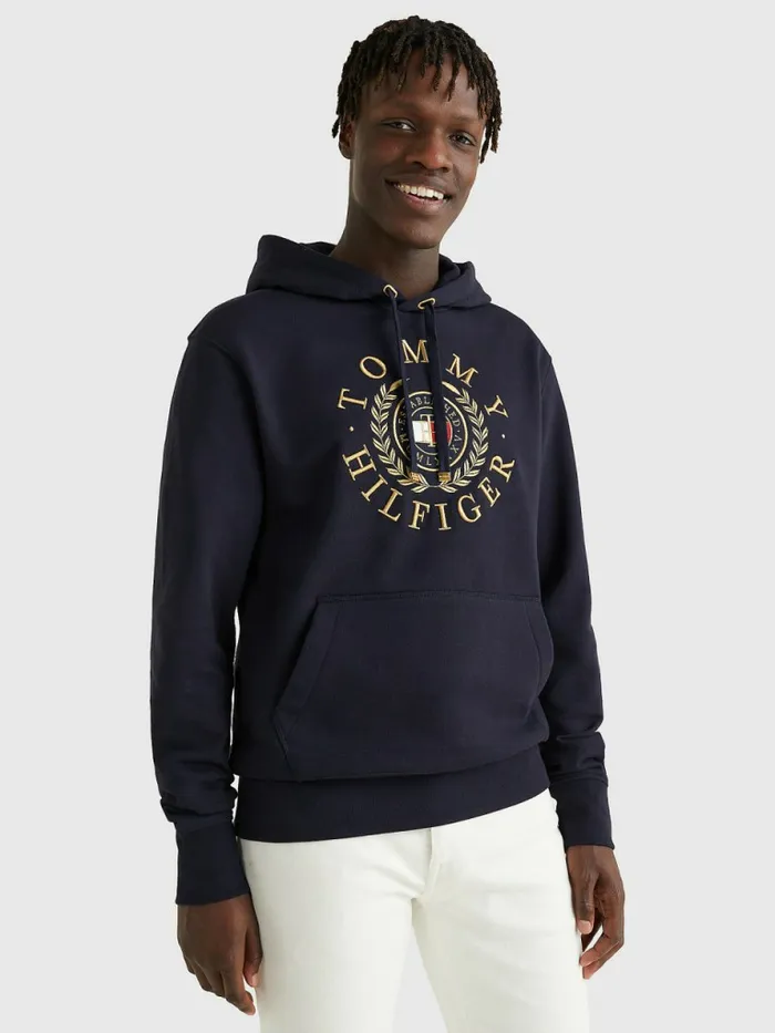 Tommy Hilfiger Icons Logo Embroidery Hoody Desert Sky Mens Sweatshirts and Hoodies Gift Ideas Tommy Hilfiger Icons Logo Embroidery Hoody Desert Sky Mens Sweatshirts and Hoodies Gift Ideas