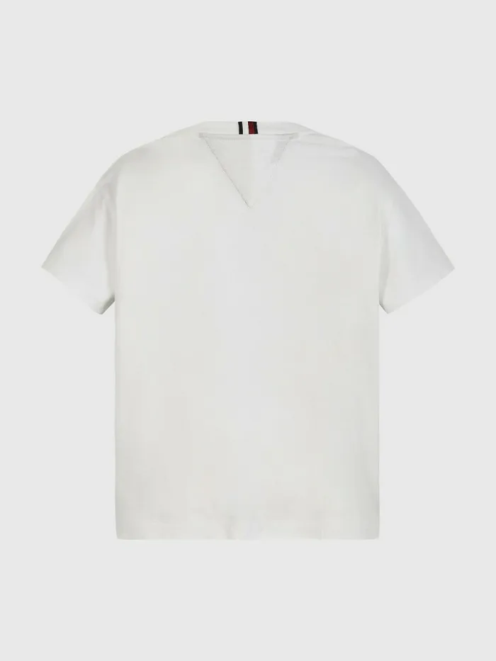 Tommy Hilfiger Icons Organic Cotton TShirt White Boys TShirts and Polos Near Me
