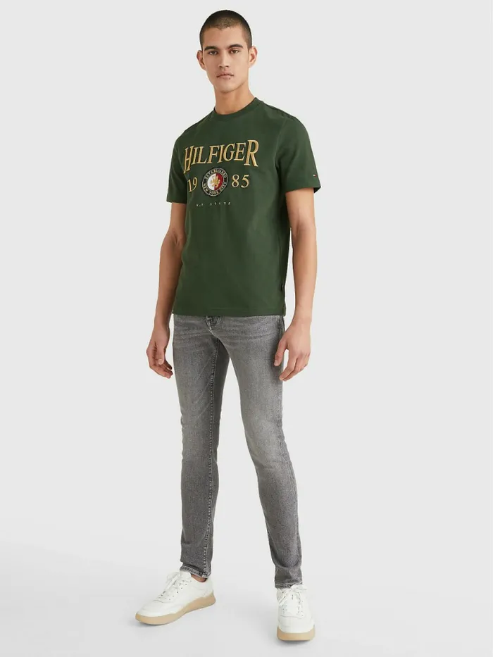 Tommy Hilfiger Icons Relaxed Fit TShirt National Forest Mens TShirts Casaul