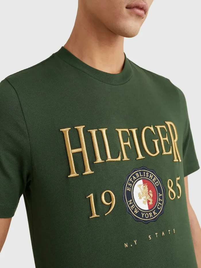 Tommy Hilfiger Icons Relaxed Fit TShirt National Forest Mens TShirts Casaul