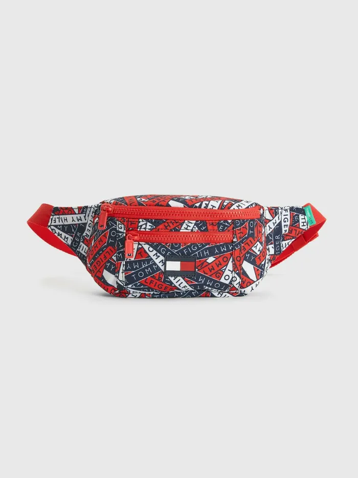 Tommy Hilfiger Kids8217 Logo Print Bumbag Tape Print Girls Shoes and Accessories Casaul Tommy Hilfiger Kids8217 Logo Print Bumbag Tape Print Girls Shoes and Accessories Casaul