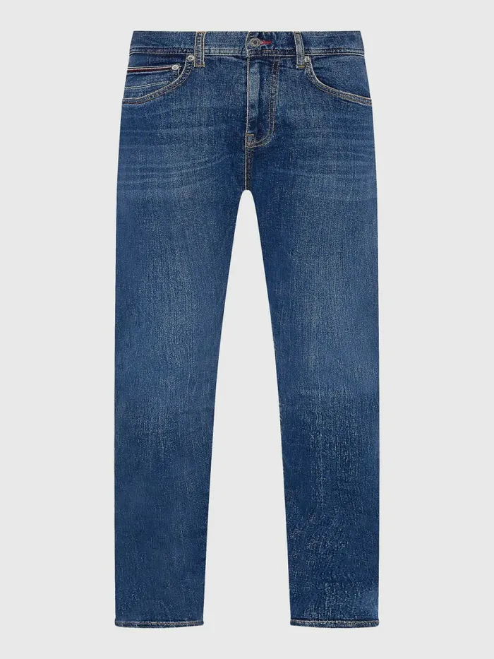 Tommy Hilfiger Layton Extra Slim Faded Jeans Oregon Indigo Mens Jeans Gift for Friend