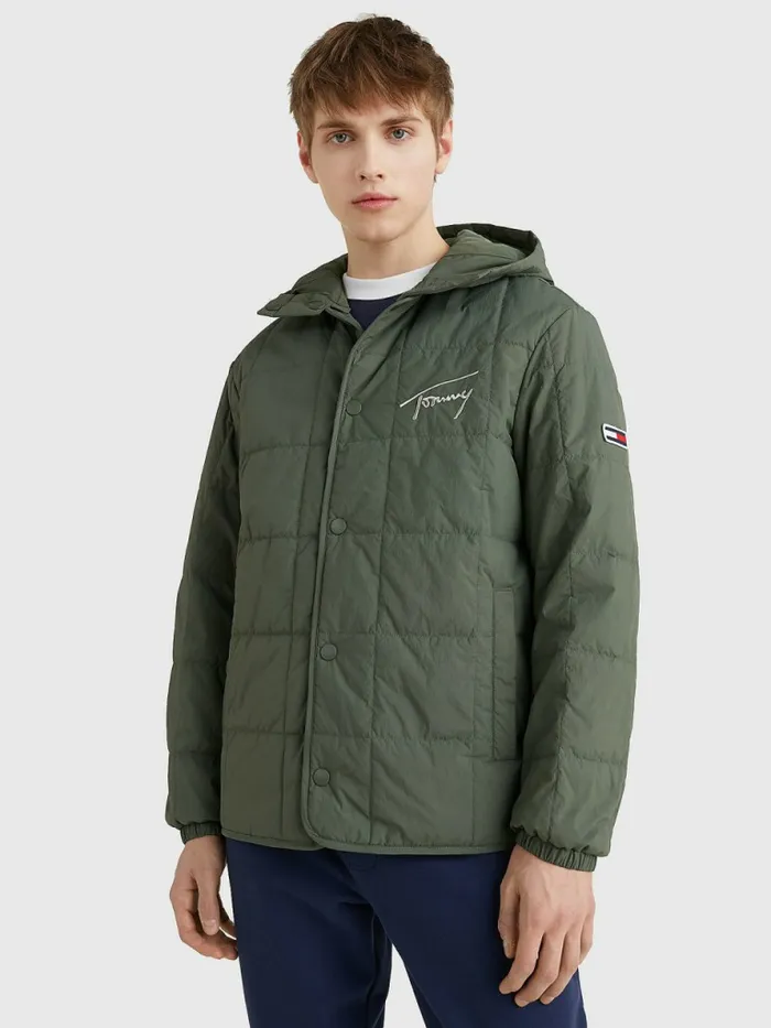 Tommy Hilfiger Lightweight Quilted Jacket Avalon Green Mens Coats and Jackets For Sale Tommy Hilfiger Lightweight Quilted Jacket Avalon Green Mens Coats and Jackets For Sale