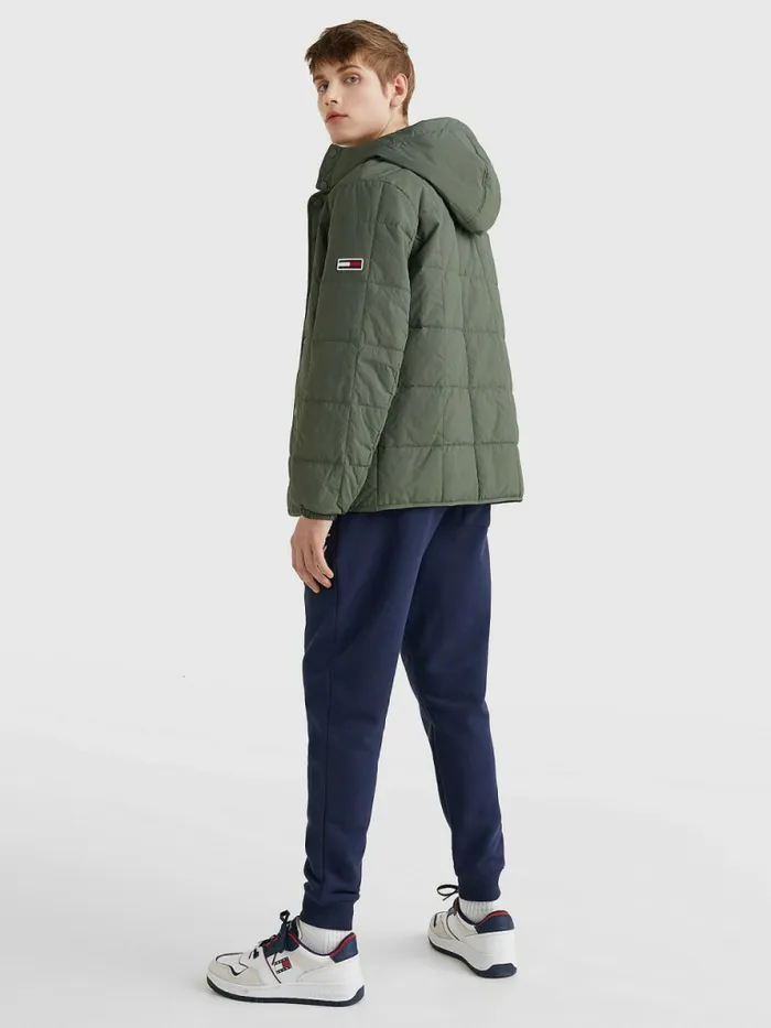 Tommy Hilfiger Lightweight Quilted Jacket Avalon Green Mens Coats and Jackets For Sale