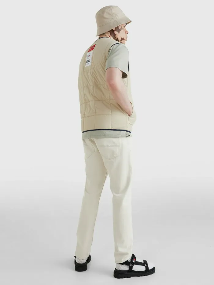 Tommy Hilfiger Lightweight Quilted ZipThru Sleeveless Vest Savannah Sand Mens Coats and Jackets Gift for Friend