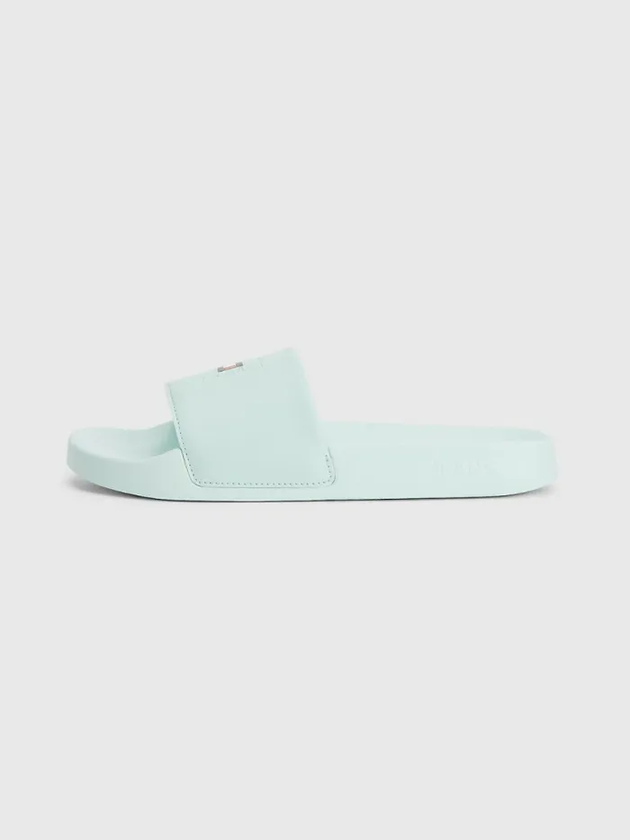 Tommy Hilfiger Logo Slides Oxygen Womens Sandals Online