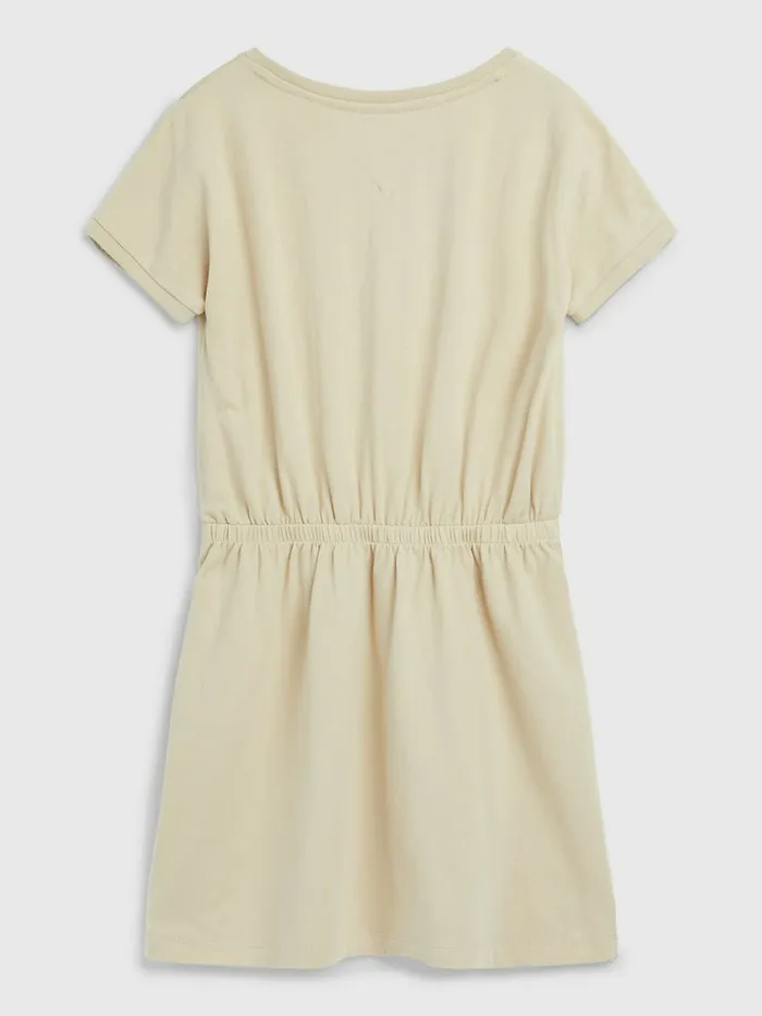 Tommy Hilfiger Logo TShirt Dress Savannah Sand Girls Dresses Near Me