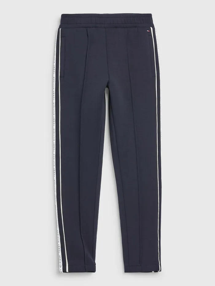 Tommy Hilfiger Logo Tape Joggers Desert Sky Girls Trousers Shorts and Skirts Cheap On Sale Tommy Hilfiger Logo Tape Joggers Desert Sky Girls Trousers Shorts and Skirts Cheap On Sale