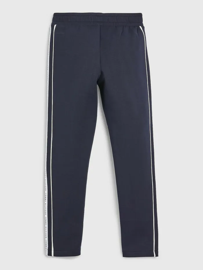 Tommy Hilfiger Logo Tape Joggers Desert Sky Girls Trousers Shorts and Skirts Cheap On Sale