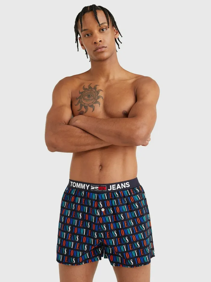 Tommy Hilfiger Logo Waistband Boxer Shorts Tj Serif Logo Mens Underwear Sale
