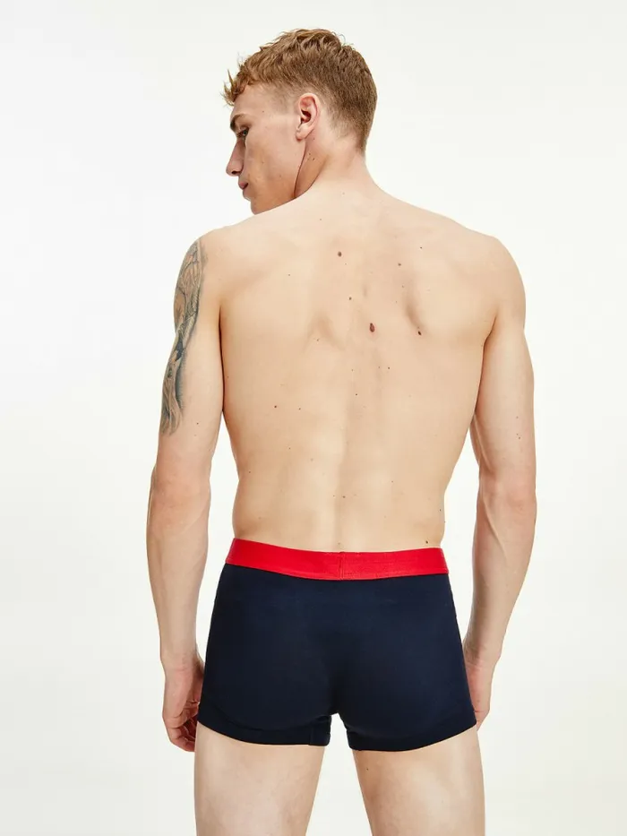 Tommy Hilfiger Logo Waistband Trunks Desert Sky Mens Underwear Near Me