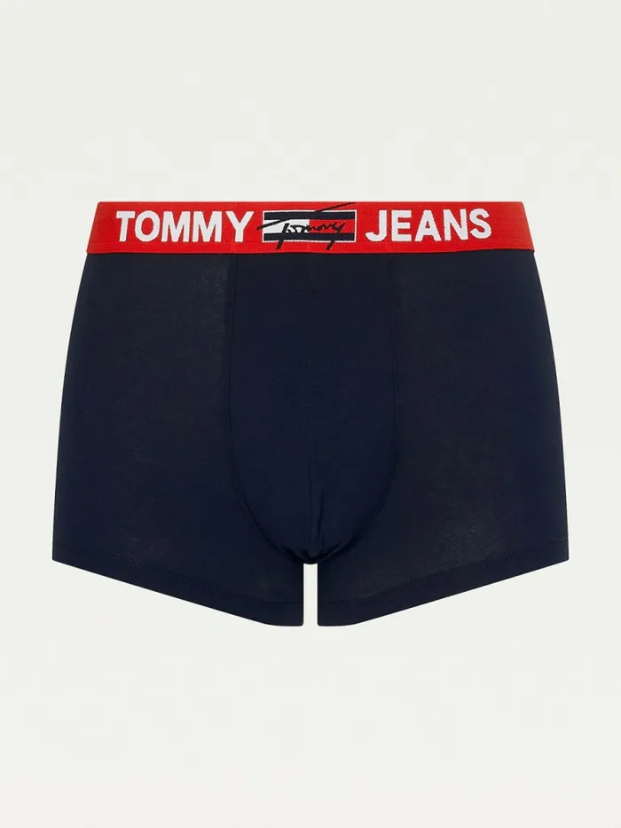 Tommy Hilfiger Logo Waistband Trunks Desert Sky Mens Underwear Near Me