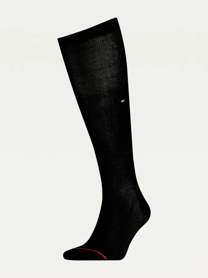 Tommy Hilfiger Mercerised Cotton Blend Knee Length Socks Black Mens Essentials Sale Tommy Hilfiger Mercerised Cotton Blend Knee Length Socks Black Mens Essentials Sale