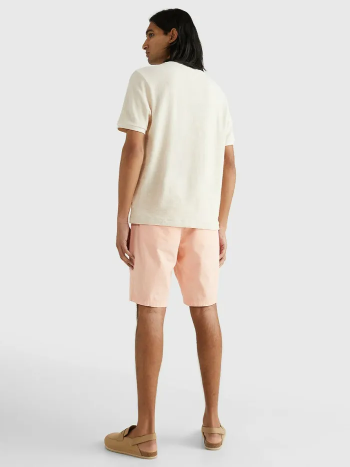 Tommy Hilfiger Micro Towelling TShirt Feather White Mens TShirts Sale