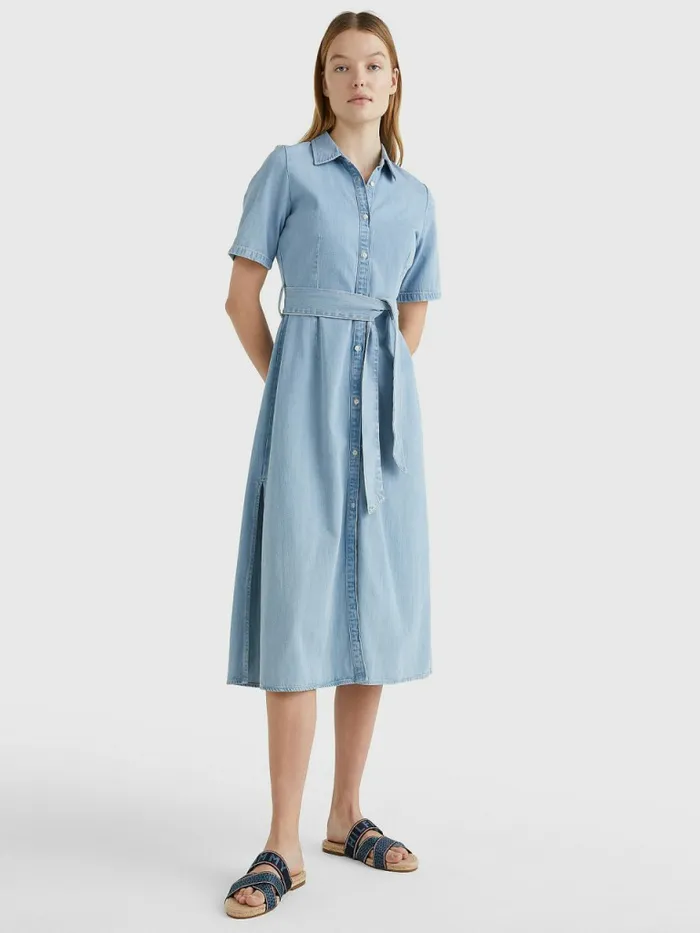 Tommy Hilfiger Midi Denim Relaxed Shirt Dress Rox Womens Dresses and Jumpsuits Online Tommy Hilfiger Midi Denim Relaxed Shirt Dress Rox Womens Dresses and Jumpsuits Online