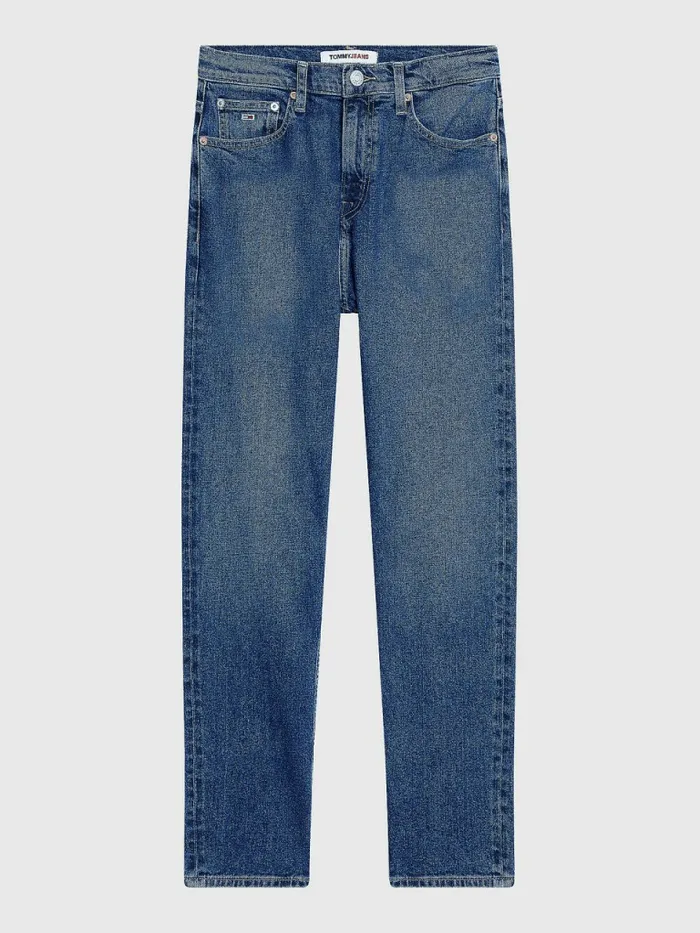 Tommy Hilfiger Mom Ultra High Rise Tapered Faded Jeans Denim Medium Womens Jeans Gift for Friend