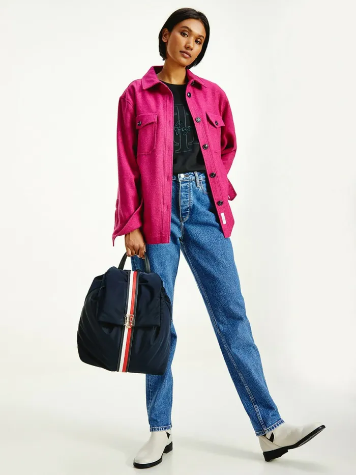 Tommy Hilfiger Monogram Backpack Desert Sky Womens Bags On Sale
