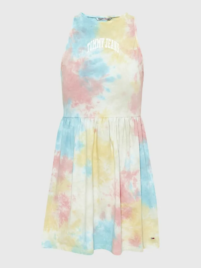 Tommy Hilfiger Multicolour TieDye Skater Dress Tie Dye Multi Womens Dresses and Jumpsuits Cheap On Sale