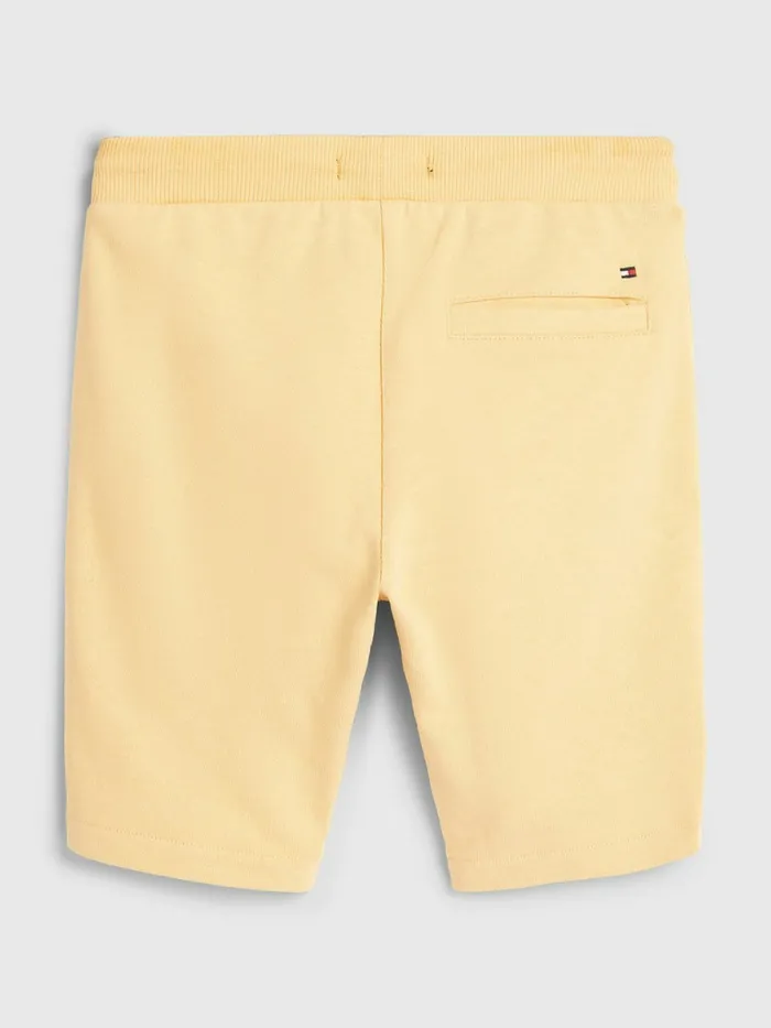 Tommy Hilfiger Natural Earth Dye Sweat Shorts Prairie Yellow Boys Trousers and Shorts Sale