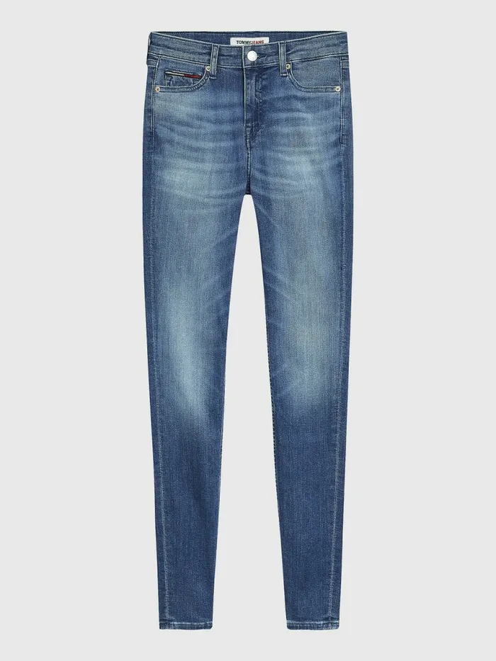 Tommy Hilfiger Nora Mid Rise Skinny Faded Jeans Denim Dark Womens Jeans Near Me