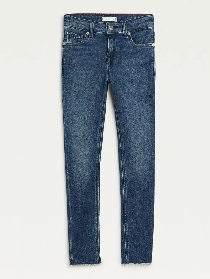 Tommy Hilfiger Nora Skinny Distressed Jeans Hempdark Girls Jeans For Sale