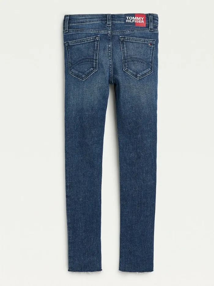 Tommy Hilfiger Nora Skinny Distressed Jeans Hempdark Girls Jeans For Sale