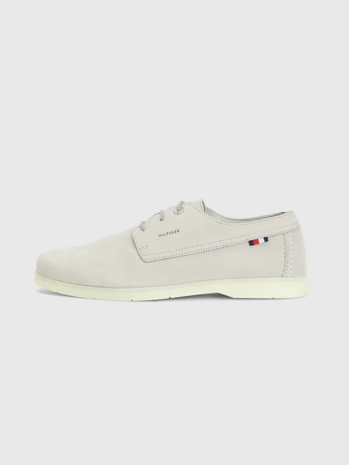 Tommy Hilfiger Nubuck LaceUp Shoes Grey Whisper Mens Casual Shoes Near Me