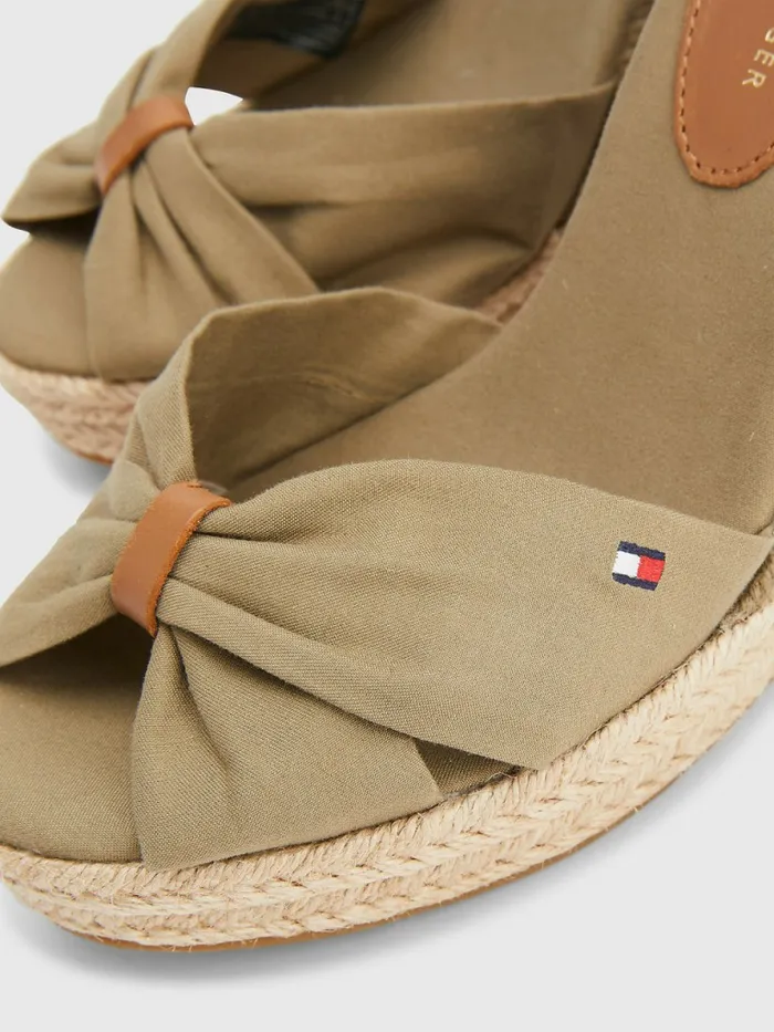 Tommy Hilfiger Open Toe High Wedge Espadrille Sandals Woodridge Womens Sandals Fashion
