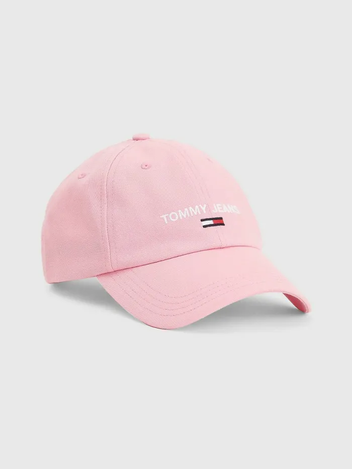 Tommy Hilfiger Organic Cotton Logo Embroidery Cap Fresh Pink Womens Hats and Scarves Gift 4 You Tommy Hilfiger Organic Cotton Logo Embroidery Cap Fresh Pink Womens Hats and Scarves Gift 4 You