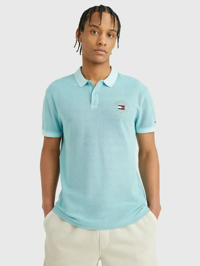 Tommy Hilfiger Organic Cotton Logo Embroidery Polo Crest Mens Polo Shirts Online Tommy Hilfiger Organic Cotton Logo Embroidery Polo Crest Mens Polo Shirts Online