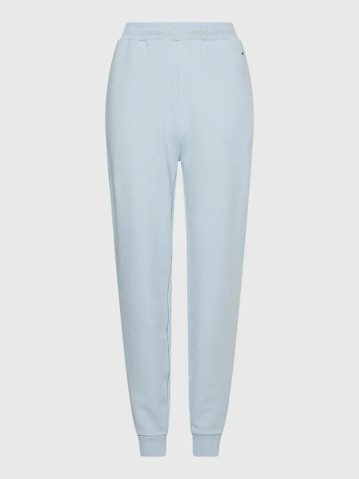 Tommy Hilfiger Organic Cotton Relaxed Fit Joggers Breezy Blue Womens Trousers