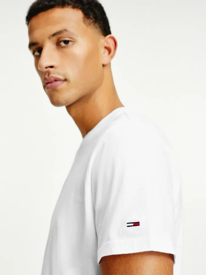 Tommy Hilfiger Organic Cotton TShirt White Mens TShirts Gift Ideas