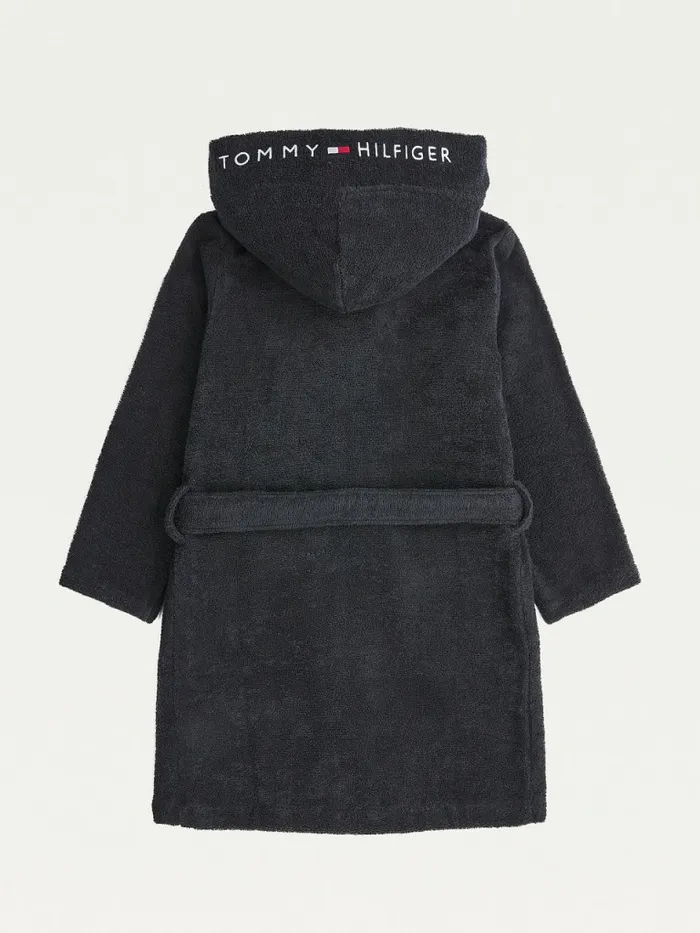 Tommy Hilfiger Organic Cotton Towelling Robe Desert Sky Girls Underwear and Socks Gift for Friend