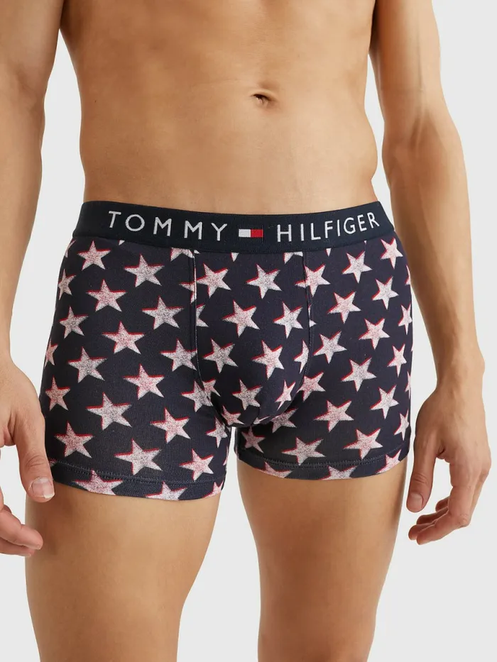 Tommy Hilfiger Original AllOver Print Trunks Offset Star Mens Underwear Online Tommy Hilfiger Original AllOver Print Trunks Offset Star Mens Underwear Online