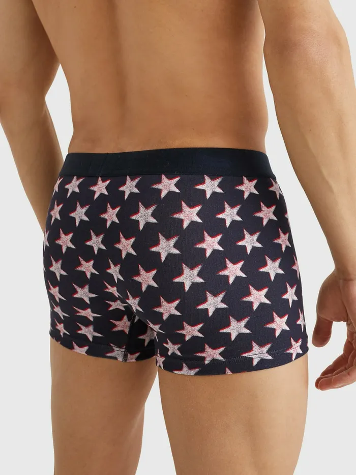 Tommy Hilfiger Original AllOver Print Trunks Offset Star Mens Underwear Online