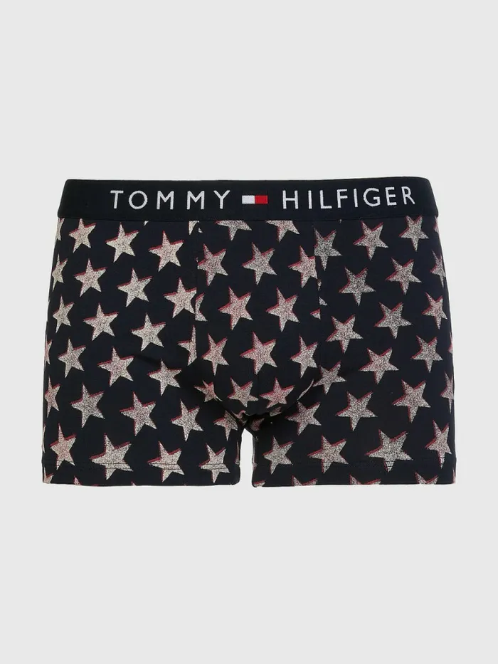 Tommy Hilfiger Original AllOver Print Trunks Offset Star Mens Underwear Online