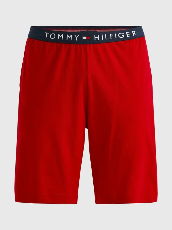 Tommy Hilfiger Original Jersey Logo Shorts Primary Red Mens Loungewear and Nightwear Online Tommy Hilfiger Original Jersey Logo Shorts Primary Red Mens Loungewear and Nightwear Online