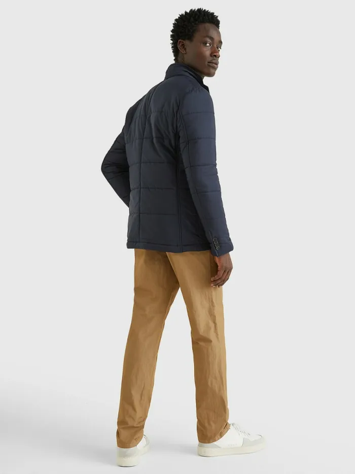Tommy Hilfiger Padded Slim Fit Jacket Blue Mens Coats and Jackets Online