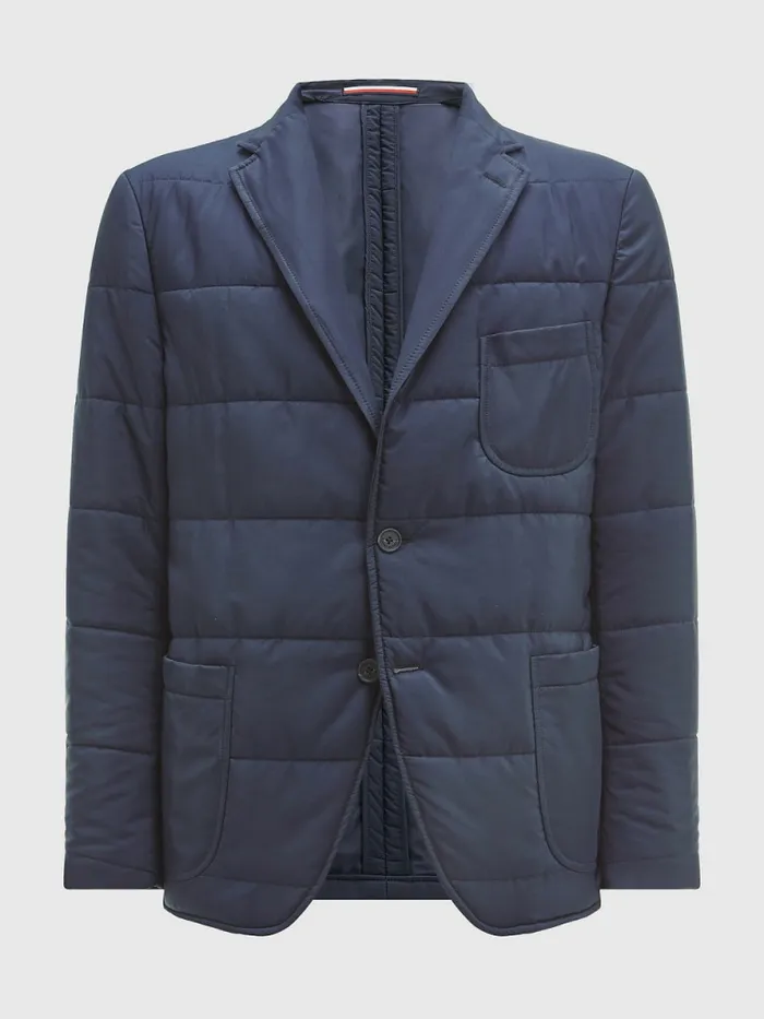 Tommy Hilfiger Padded Slim Fit Jacket Blue Mens Coats and Jackets Online