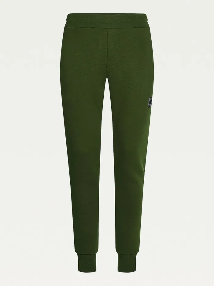 Tommy Hilfiger Peached Fleece Joggers National Forest Mens Trousers