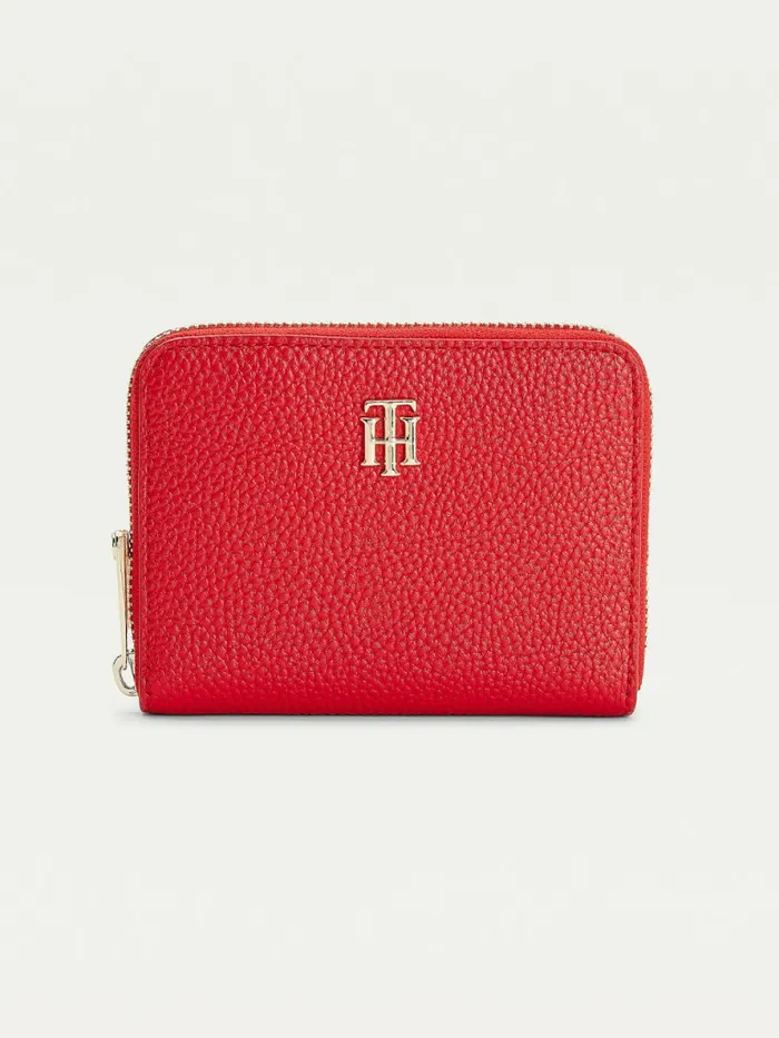 Tommy Hilfiger Pebble Grain Medium ZipAround Wallet Fireworks Womens Wallets and Keyrings Gift for Friend Tommy Hilfiger Pebble Grain Medium ZipAround Wallet Fireworks Womens Wallets and Keyrings Gift for Friend