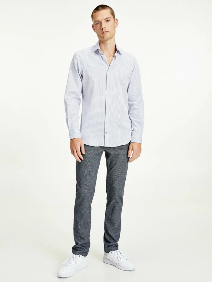 Tommy Hilfiger Pinstripe Regular Fit Dobby Shirt Th WhiteTh NavyTh Light Blue Mens Shirts Cheap On Sale Tommy Hilfiger Pinstripe Regular Fit Dobby Shirt Th WhiteTh NavyTh Light Blue Mens Shirts Cheap On Sale