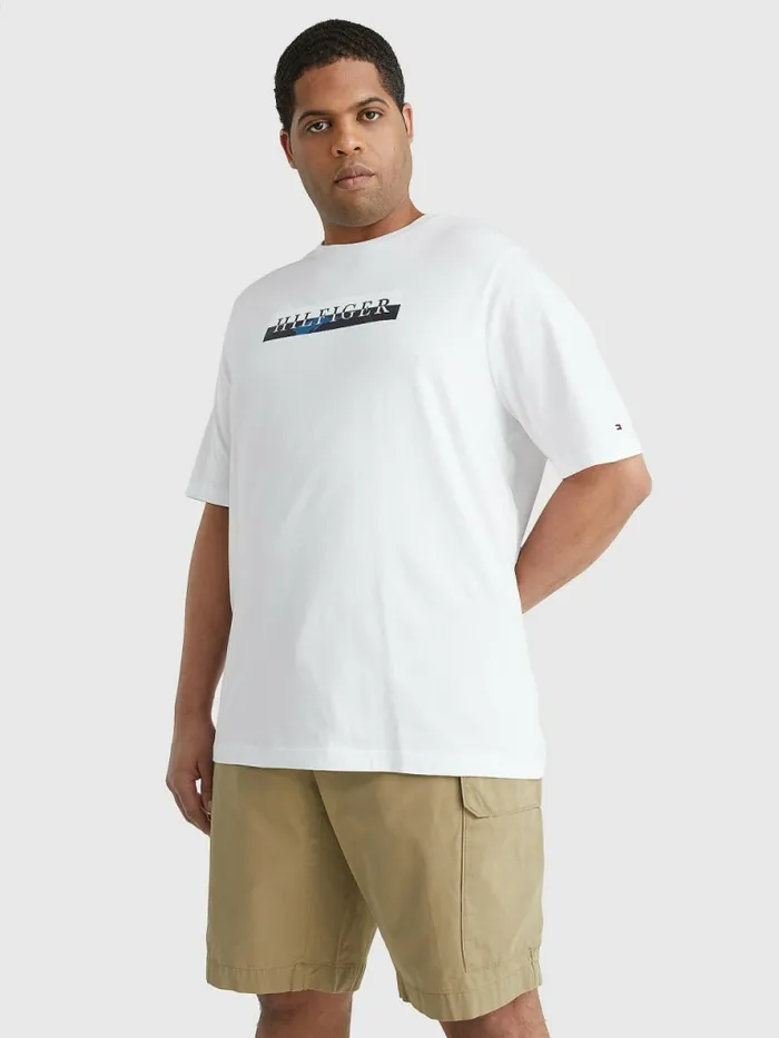 Tommy Hilfiger Plus Camo Print Organic Cotton TShirt White Mens TShirts Gift Ideas Tommy Hilfiger Plus Camo Print Organic Cotton TShirt White Mens TShirts Gift Ideas